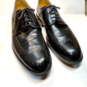 Johnson and Murphy Italian made Wingtip shoes   size 10 1/2 D